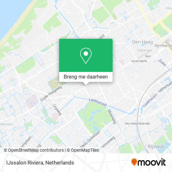 IJssalon Riviera kaart