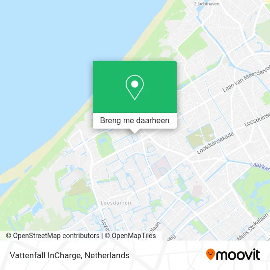 Vattenfall InCharge kaart