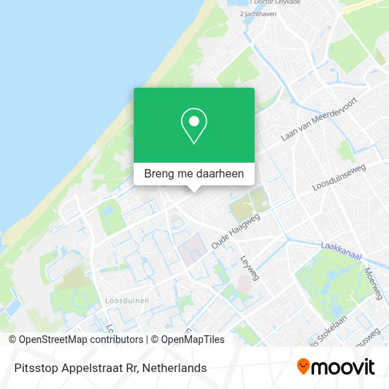 Pitsstop Appelstraat Rr kaart