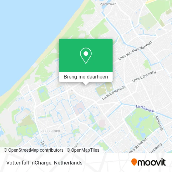 Vattenfall InCharge kaart