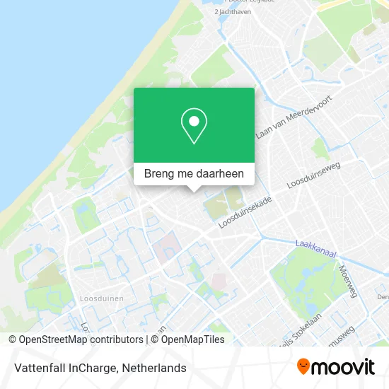 Vattenfall InCharge kaart