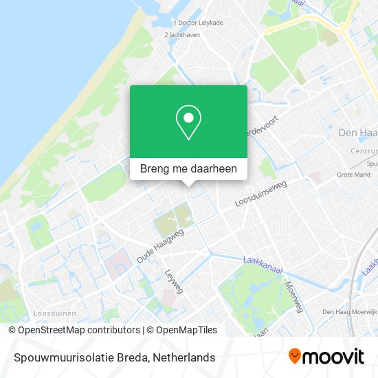 Spouwmuurisolatie Breda kaart