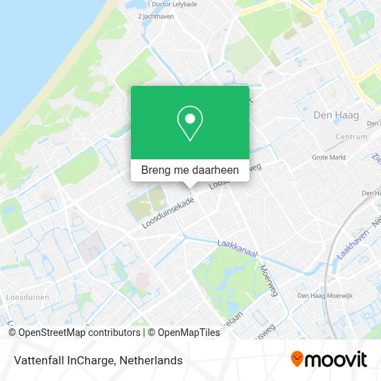 Vattenfall InCharge kaart