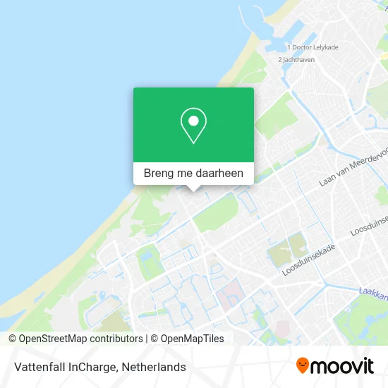 Vattenfall InCharge kaart