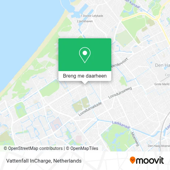 Vattenfall InCharge kaart