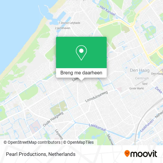 Pearl Productions kaart