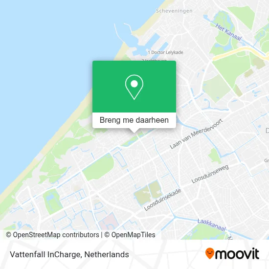 Vattenfall InCharge kaart