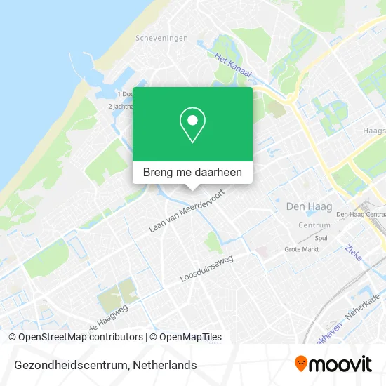 Gezondheidscentrum kaart