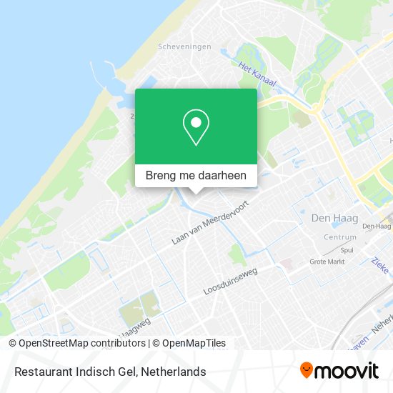 Restaurant Indisch Gel kaart