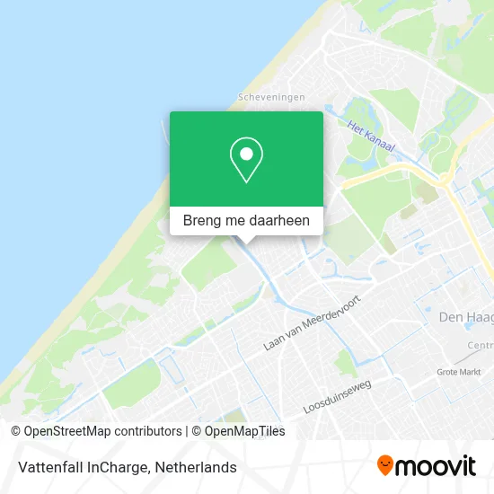 Vattenfall InCharge kaart
