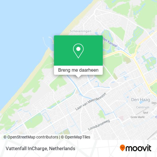 Vattenfall InCharge kaart