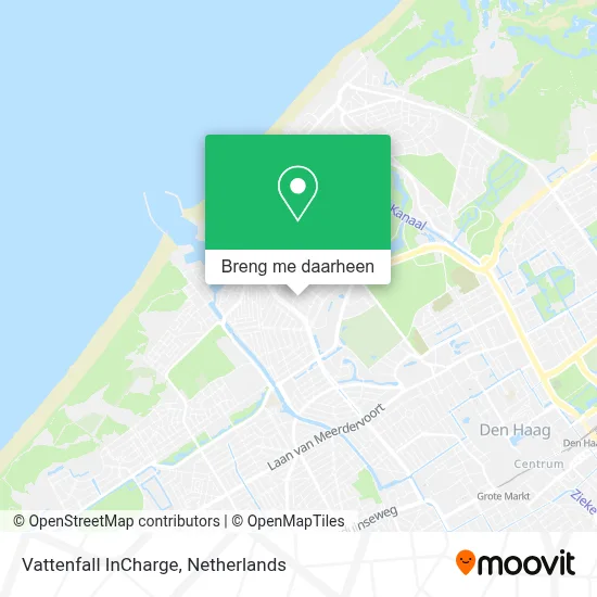 Vattenfall InCharge kaart