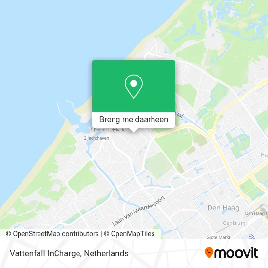 Vattenfall InCharge kaart