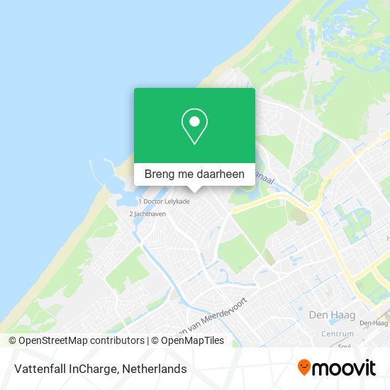 Vattenfall InCharge kaart