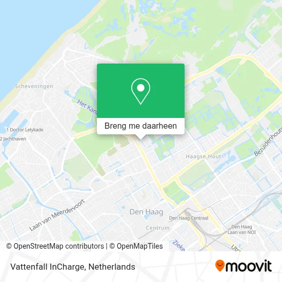 Vattenfall InCharge kaart
