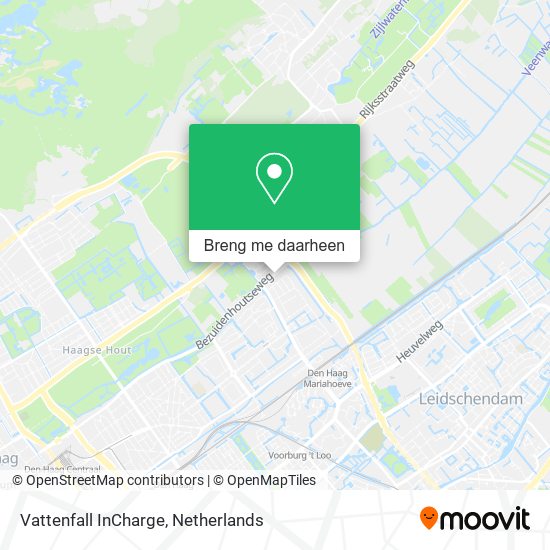 Vattenfall InCharge kaart