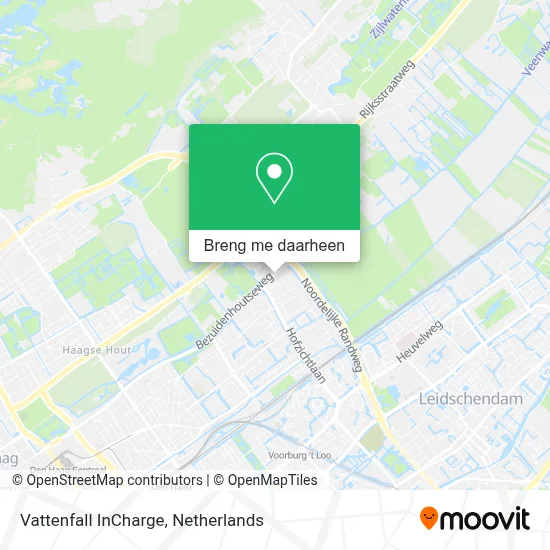 Vattenfall InCharge kaart