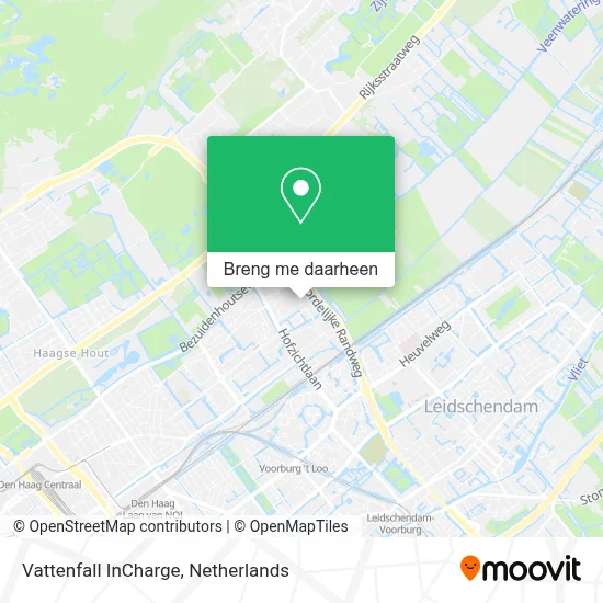 Vattenfall InCharge kaart