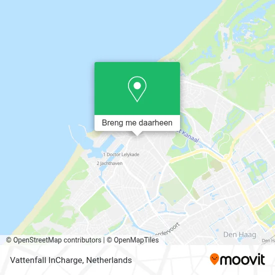 Vattenfall InCharge kaart