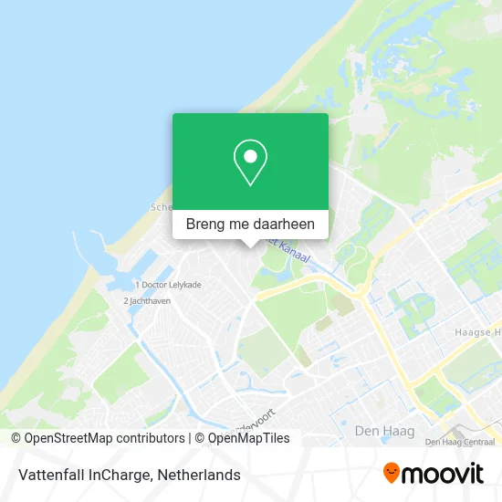 Vattenfall InCharge kaart