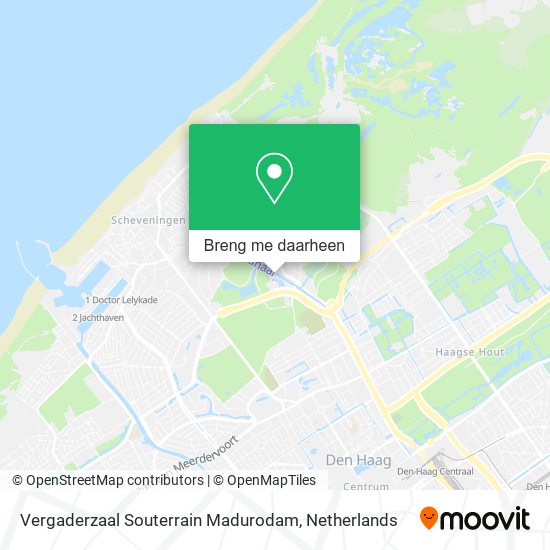 Vergaderzaal Souterrain Madurodam kaart