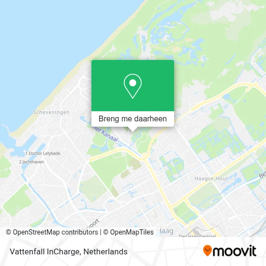 Vattenfall InCharge kaart