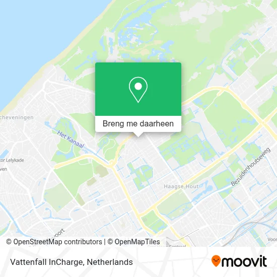 Vattenfall InCharge kaart