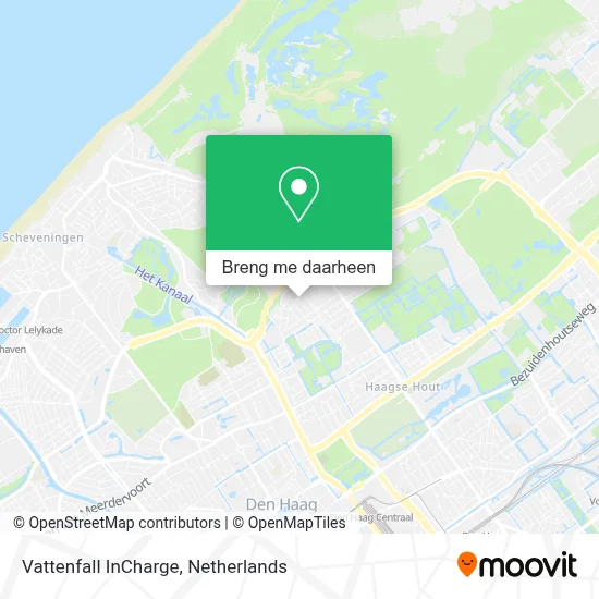 Vattenfall InCharge kaart