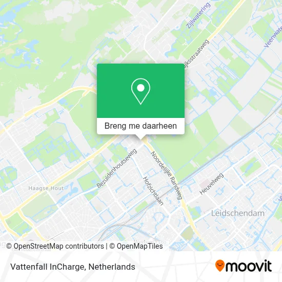 Vattenfall InCharge kaart