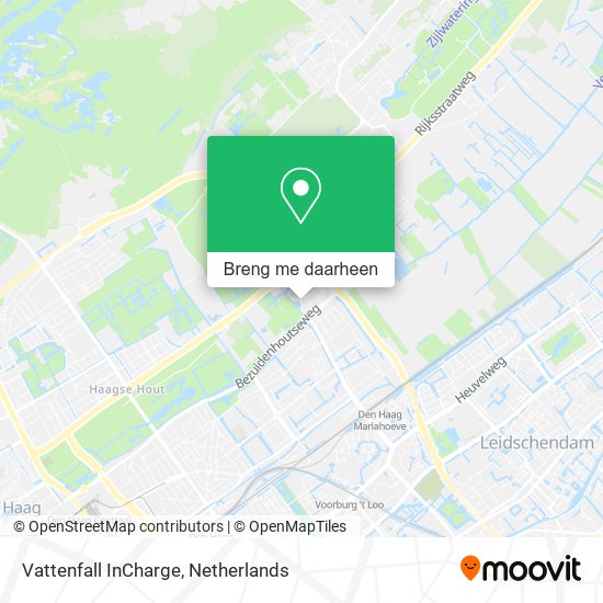 Vattenfall InCharge kaart
