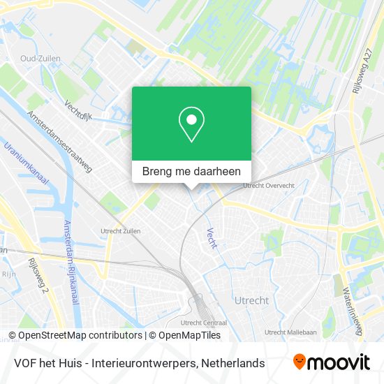 VOF het Huis - Interieurontwerpers kaart
