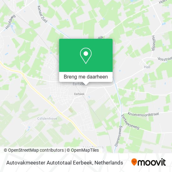 Autovakmeester Autototaal Eerbeek kaart