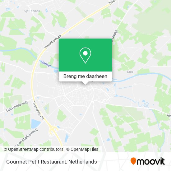Gourmet Petit Restaurant kaart