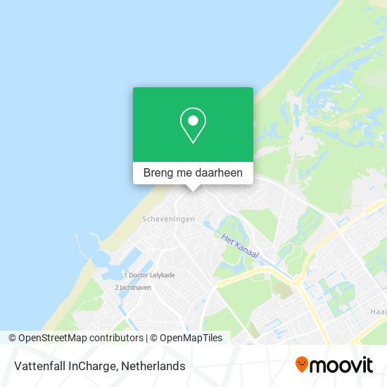 Vattenfall InCharge kaart