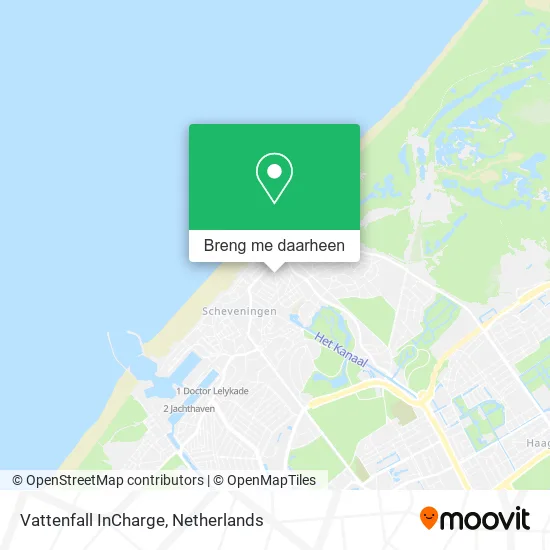 Vattenfall InCharge kaart