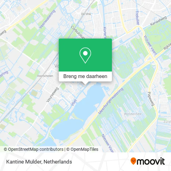 Kantine Mulder kaart