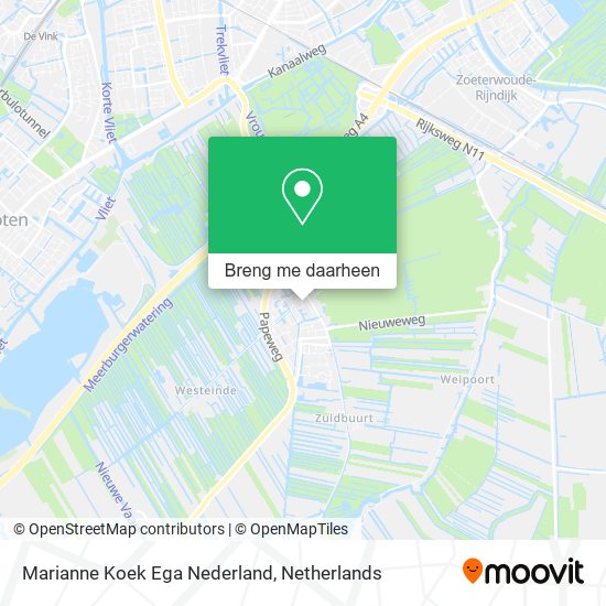 Marianne Koek Ega Nederland kaart