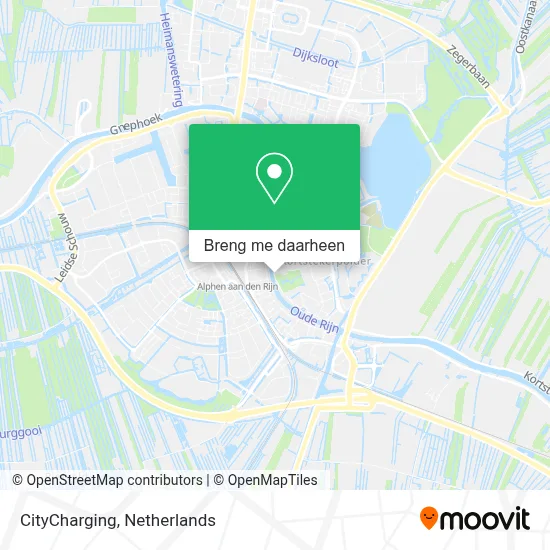 CityCharging kaart