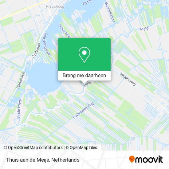 Thuis aan de Meije kaart