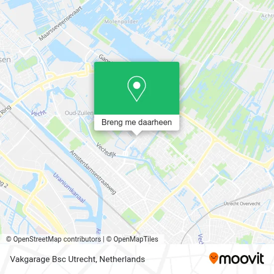 Vakgarage Bsc Utrecht kaart