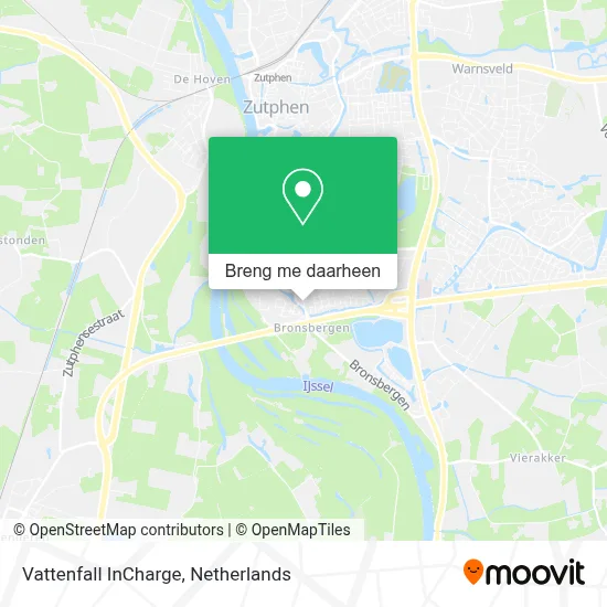 Vattenfall InCharge kaart