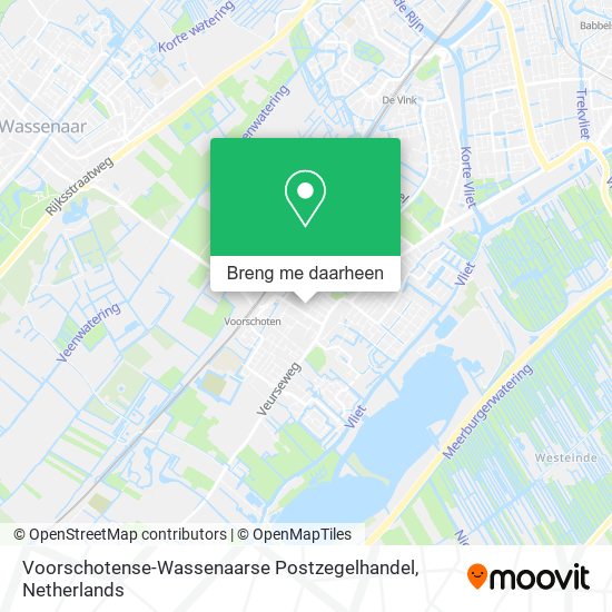 Voorschotense-Wassenaarse Postzegelhandel kaart