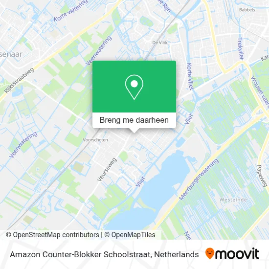 Amazon Counter-Blokker Schoolstraat kaart
