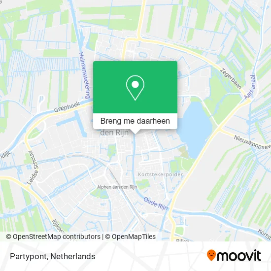 Partypont kaart