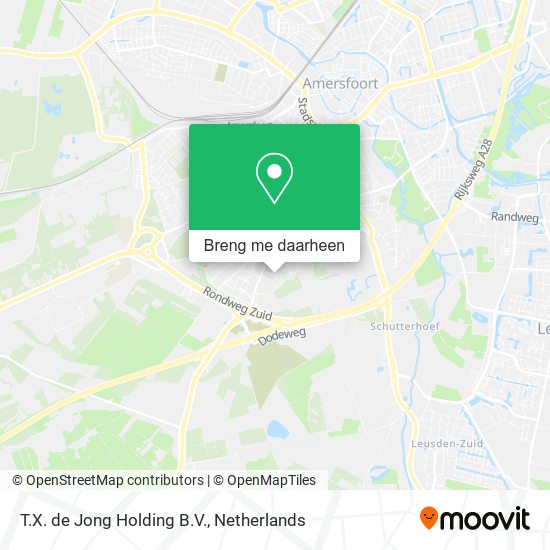T.X. de Jong Holding B.V. kaart