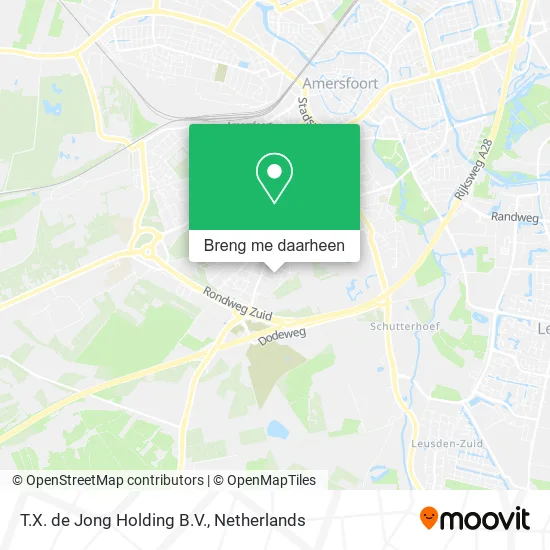 T.X. de Jong Holding B.V. kaart
