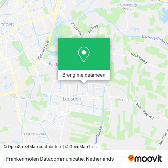 Frankenmolen Datacommunicatie kaart