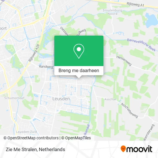 Zie Me Stralen kaart