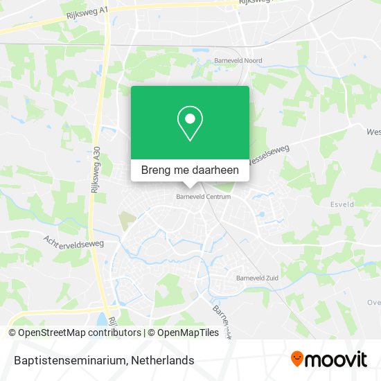 Baptistenseminarium kaart