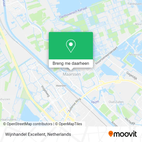 Wijnhandel Excellent kaart
